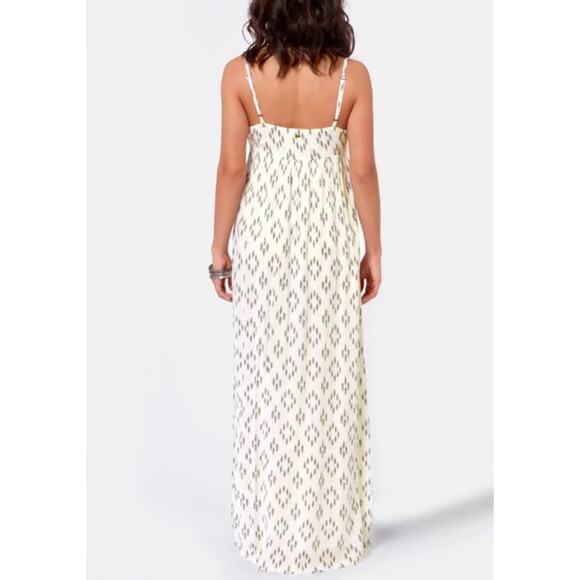 O' Neill Lagoon Maxi Dress Yellow Summer Boho Sundress Surfer Beachy Fairy Sz 7 - Picture 3 of 12